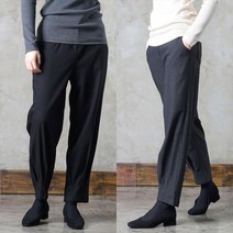 FW 밑단 맞주름 세미정장 몸빼바지 40대미시옷 똥싼바지