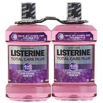 리스테린 토탈케어 플러스 구강청결제, 1.5L, 2개