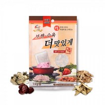 다예 냄새뚝 더 맛있게 보쌈 수육 재료 티백, 1kg, 1개