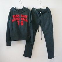 엠아이뷰티 Renx NY 76 기모 긴팔 후드 집업 트레이닝복 세트