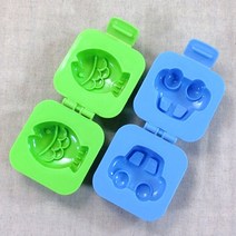 코쿠보 자동차와 물고기 계란틀 모양틀 성형틀 (2P)