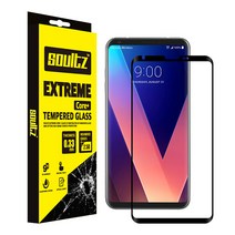 솔츠 LG V30 V35 풀커버 강화유리 액정보호필름, 1개