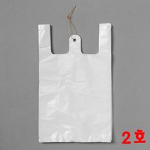 일회용 투명봉투 2호 200매 X 2개 비닐봉지 시장봉투