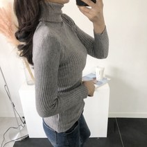 플라잉걸 여자목폴라 여성목폴라 겨울목폴라