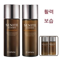 코리아나 내추럴 남성 액티브 2종 세트, 1세트, 토너(150ml)+에멀션(150ml)
