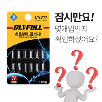 DLYFULL CR311 리튬전지 12개입 ( 리필전지 배터리)