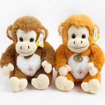 [돌앤돌스] 아망스 굿몽키봉제인형-소형(25cm) 원숭이인형 동물인형 완구, 라이트브라운