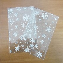 다하임 크리스마스 포장비닐 모음, 눈꽃(비접착)12x20, 20장