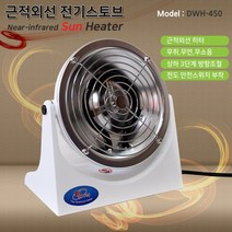 DWH-450 근적외선 전기히터 전기난로 히터기 난방기, 블랙