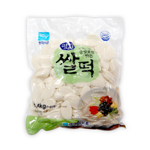 평화 쌀떡 1.4kg 떡국떡, 1개