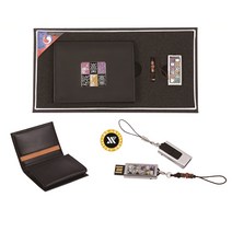 안스아르떼 신문자도 자개 가죽 명함 지갑+가띠 메탈 자개 USB(8GB~64GB) USB 세트, 8GB