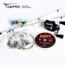놀부피싱 해동 키스2 간편 쭈꾸미 선상낚시 풀세트 왕눈이에기, C170