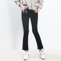 유리쏭 여자 여성 블랙진 바지 스판 부츠컷 청바지 여성부츠컷청바지 여성용부츠컷청바지 여성검정바지 여성블랙바지 여성블랙청바지