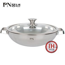 [풍년공식판매점] 풍년 루체IH-28웍 스텐냄비 인덕션냄비 통삼중냄비 찌개냄비 전골냄비, 루체IH, 28cm웍