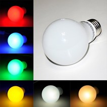 루미앤 LED COLOR BALL 칼라전구 LED색전구 컬러램프, 적색