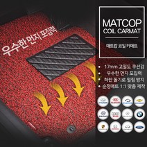 코일카매트 운전석(1p) 내가 찾던 자동차매트다, 블랙