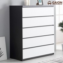 가이온 메리유 5단 1000 서랍장, 그레이화이트