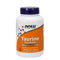 Now Foods 타우린 파우더 Taurine 227g, 단품