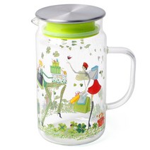 토탈하우스 로소리갈 글라스저그 900ml 글래스 저그 유리물병 유리주전자 냉장고물병, 그린쇼핑-로소리갈-글라스저그-347329