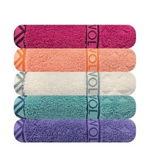 송월타월 송월베이직 에스닉 개업 홍보 기업 회사 행사 기념수건, 5장, 색상랜덤