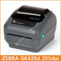 ZEBRA(지브라) GK420d 203dpi 시리즈 데스크탑 프린터 바코드 라벨프린터, GK420d+USB