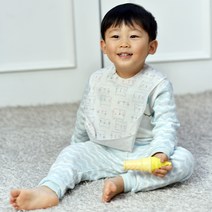 피셔프라이스 칼라 일회용 유아 턱받이 24p, 블루, 48개