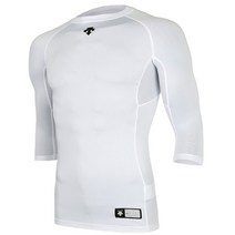 데상트 S7221ZPC03 절개 라운드 7부 언더셔츠