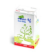에버휩 식물성 생크림 1030g 종이박스 아이스박스, 에버휩 1030g 종이박스