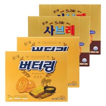 해태제과 버터링 302gX2개 + 사브레 315gX2개, 1세트