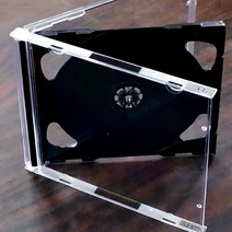 국내산 CD케이스 10mm 쥬얼 10장 시디케이스 공케이스 블랙/투명, 2CD쥬얼케이스(블랙)-10장