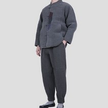 토지몰 털 저고리 바지세트 개량한복 남자 생활한복
