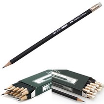 [파버카스텔] 블랙파버 지우개연필 1타(12자루) - 종류선택, HB 1타, 1세트