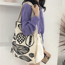 드로잉 프린트 데일리 에코백 캔버스백 가벼운가방