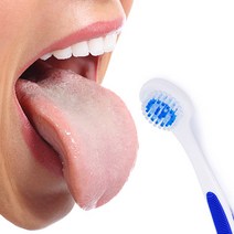 텅브러쉬 혀클리너 혀칫솔 혀브러쉬 혀백태제거 혀백태, 1개