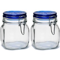 보르미올리 유리 피도병 750ml 블루 2개세트, 단품