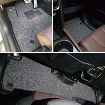 카마루 현대 코나 6D 입체매트, 코나 일렉트릭 (프리미엄), 블랙+그레이[1열+2열]