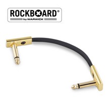 RockBoard 락보드 이펙터케이블 플랫 패치케이블 골드 10cm