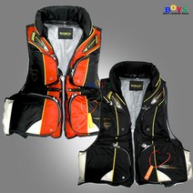 보스나 구명조끼 낚시조끼 낚시구명복 낚시구명조끼, 블랙