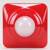 천지몰 LED사각시각경보기 적색 케이텔, 상세 설명 참조