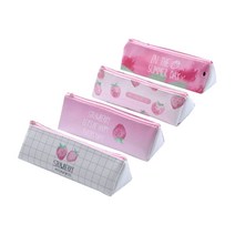 미다스리빙 프룻스위트 펜슬케이스 롤형 필통, 딸기핑크, 1개