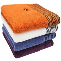 송월타월 호텔컬렉션 어로우 40 수건 150g 30수 코마사, 주황, 10개