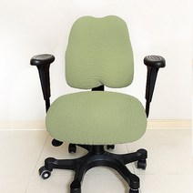 데코핸즈 컴퓨터의자커버 사무실 책상 사무용 의자커버 (4컬러), 라이트그린