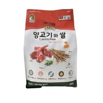 도그랑 어덜트 양고기와 쌀 훼미리 건식사료, 2kg, 2개