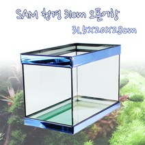 샘아쿠아 SAM fishbox 청경 31cm 오픈형 어항 31.5x20x28cm