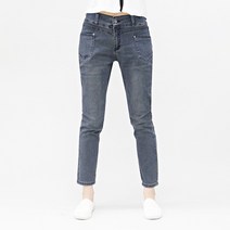 103st 앞포켓 배기핏 밴딩청바지