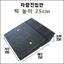 경사로X진입판 차량진입판 17cm(카업 170) 경사로 자동차 주차장 차량 턱받침 제작 전국설치가능, 1개