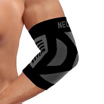 네오메드 네오 팔꿈치 엘보 보호대 헬스 농구 배구 테니스 팔 아대 암 슬리브 JC-302, 블랙