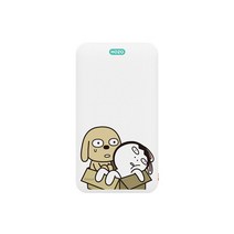 리큐엠 보조배터리 호조 5000mAh, 상품명:리큐엠 보조배터리 호조 5000mAh / 색상:토끼신나 / 타입:8핀젠더
