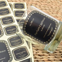 [캔들이케아] 프리미엄 소이캔들 스티커 parfum capiteux, 1개