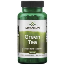 스완슨 그린 티 500mg 캡슐, 1개, 100정